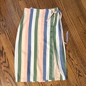 Marine Layer Multicolor Striped Pencil Skirt